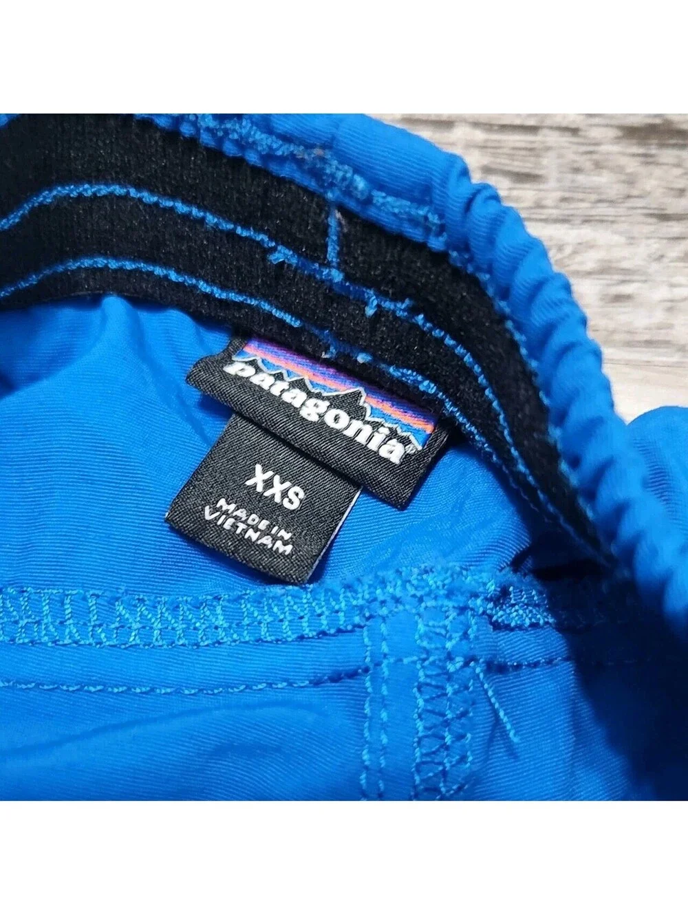 Patagonia Shorts Womens XXS Royal Blue Drawstring Baggies